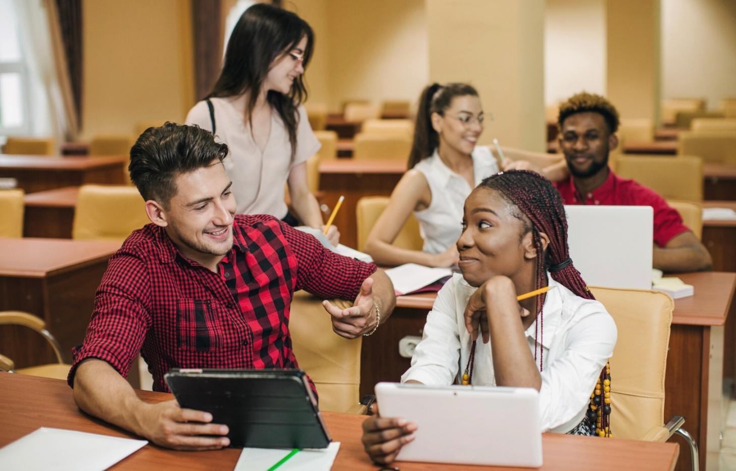 Investment analysis workspace showing financial charts and research materials