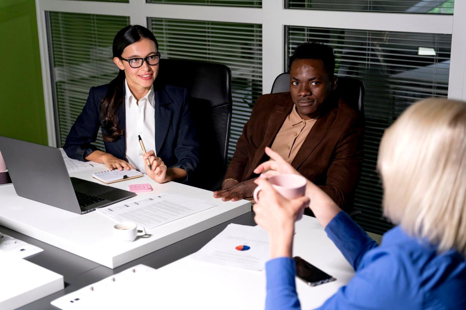 Detailed financial charts and performance metrics display